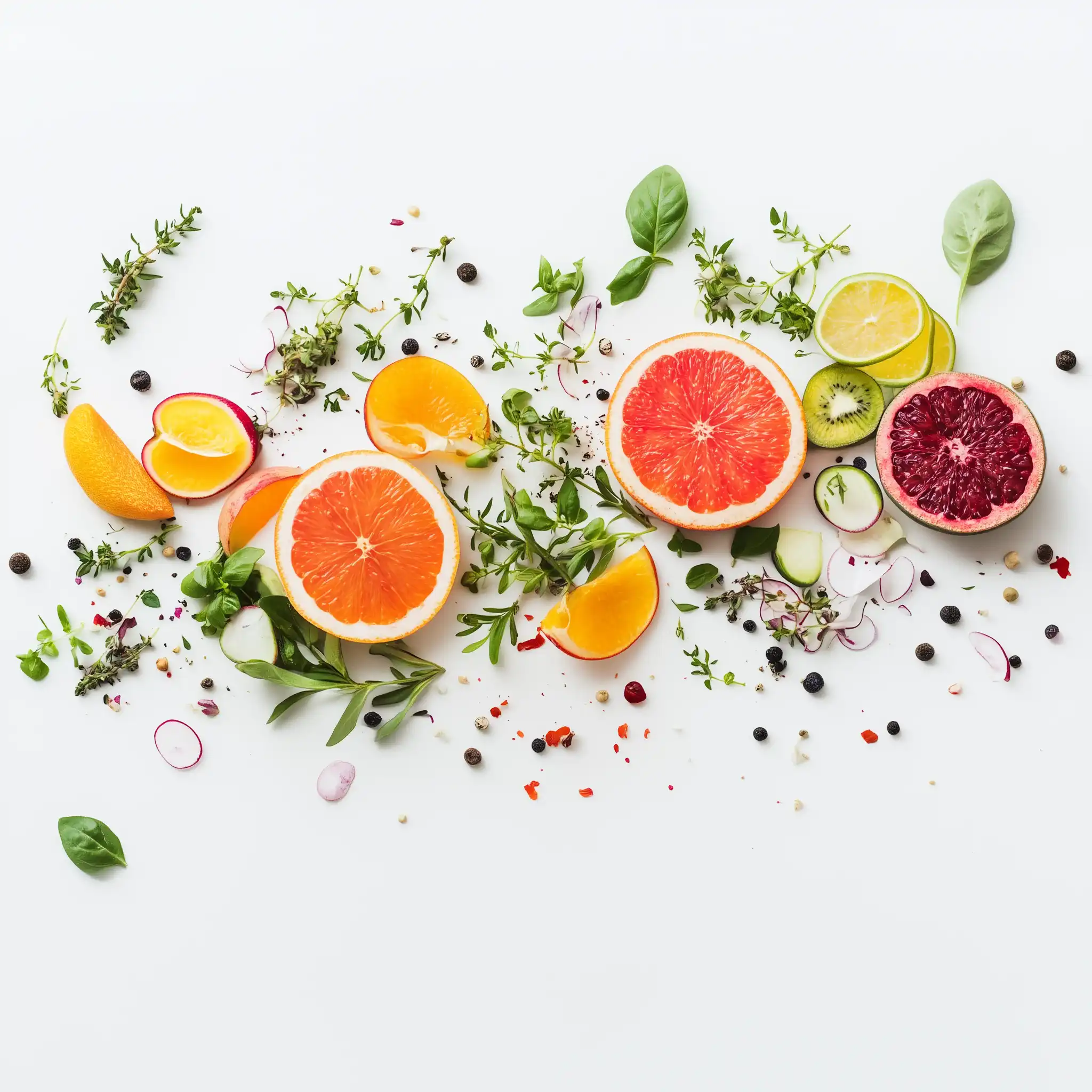 Food flavor decorative image